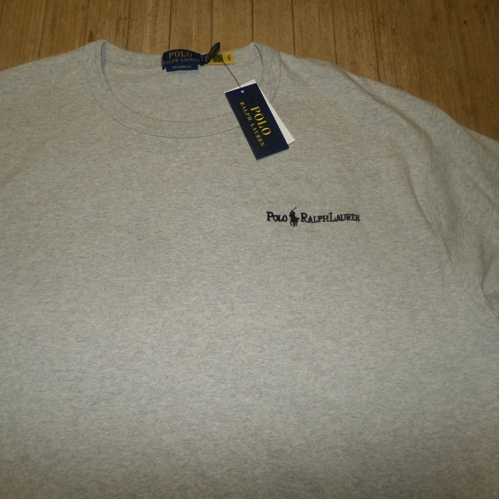 Polo Ralph Lauren Mens XXL Heavyweight T-shirt Gray Heather NWT
